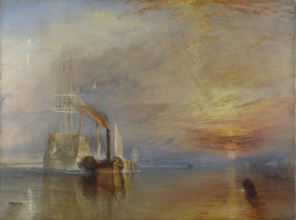 The Fighting Temeraire by J.M.W. Turner, hand-painted oil painting reproduction