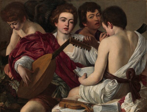 The Musicians by Caravaggio, hand-painted oil painting reproduction