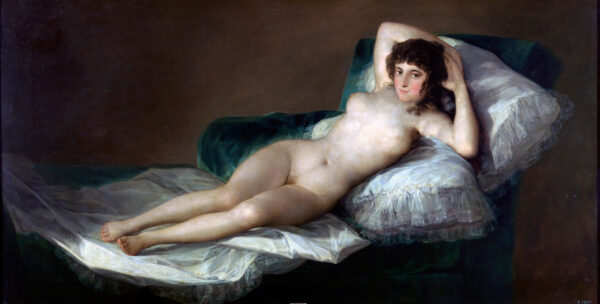 The Naked Maja by Francisco de Goya, hand-painted oil painting reproduction