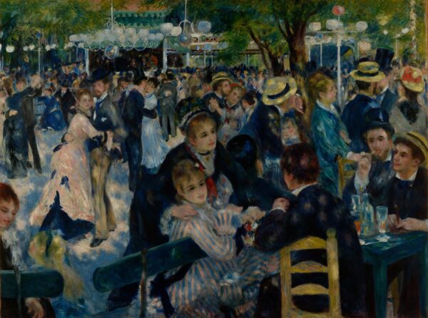 Dance at Le Moulin de la Galette by Pierre-Auguste Renoir, hand-painted oil painting reproduction