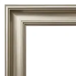Silver frame, corner sample