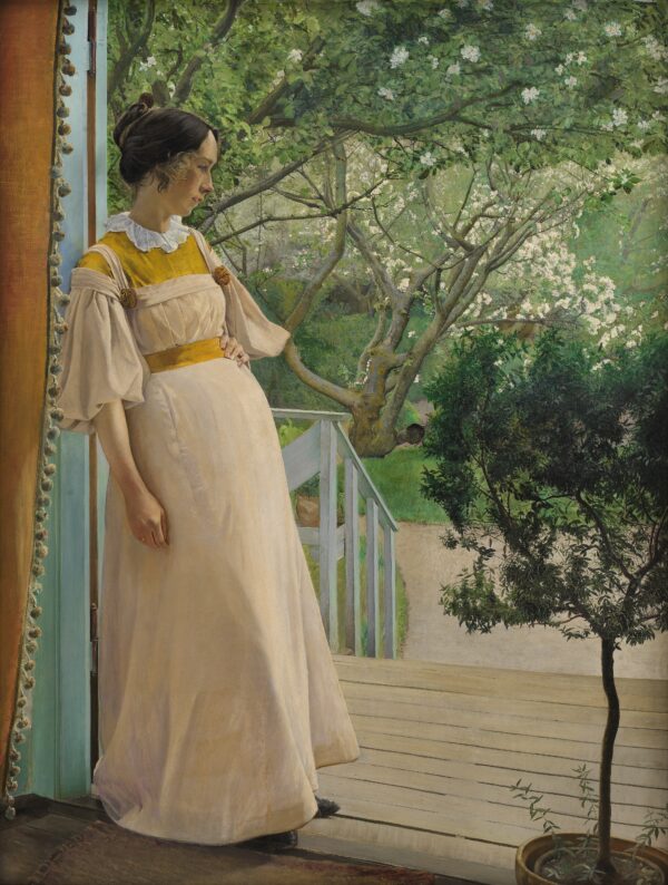 At the French Windows, the Artist’s Wife