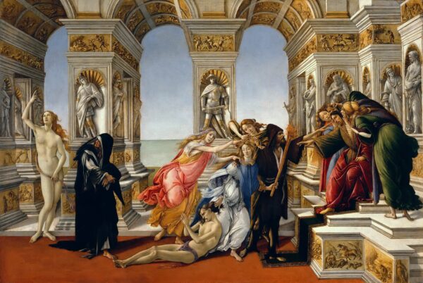 Calumny of Apelles by Sandro Botticelli, hand-painted oil reproduction