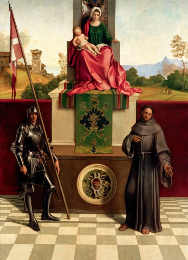 Castelfranco Madonna by Giorgione, hand-painted oil reproduction