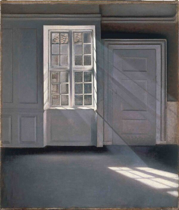 Dust Motes Dancing in Sunbeams by Vilhelm Hammershøi