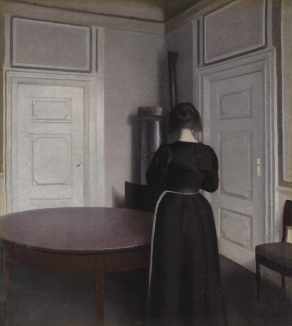 Interior by Vilhelm Hammershøi