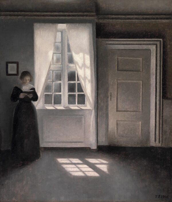 Interior from Strandgade 30 by Vilhelm Hammershøi