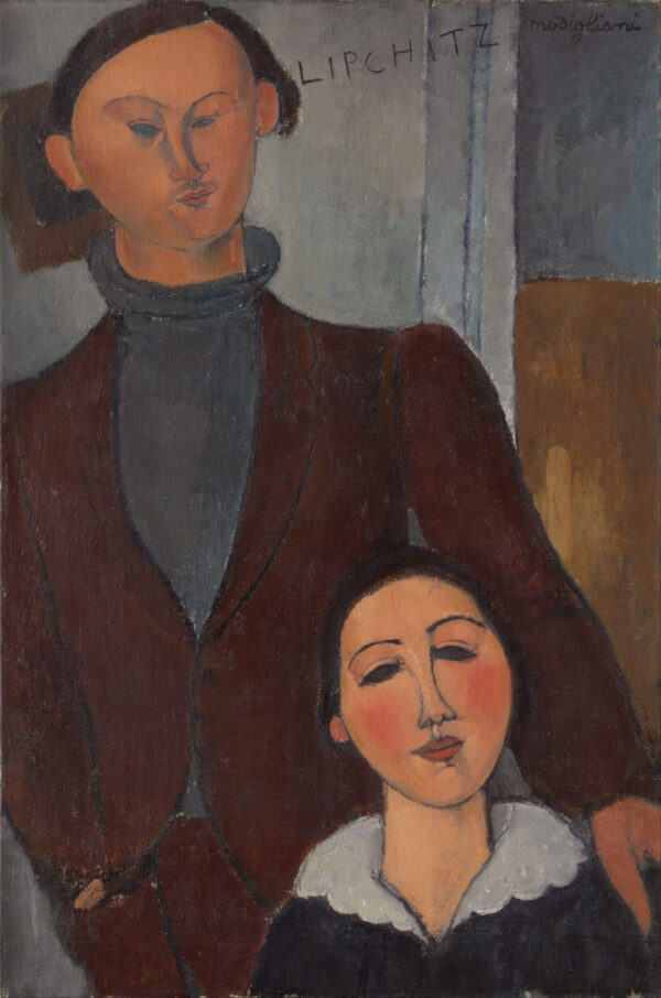 Jacques and Berthe Lipchitz by Amedeo Modigliani, hand-painted oil reproduction