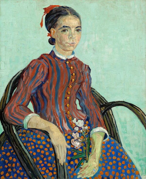 La Mousmé by Vincent van Gogh, hand-painted oil reproduction