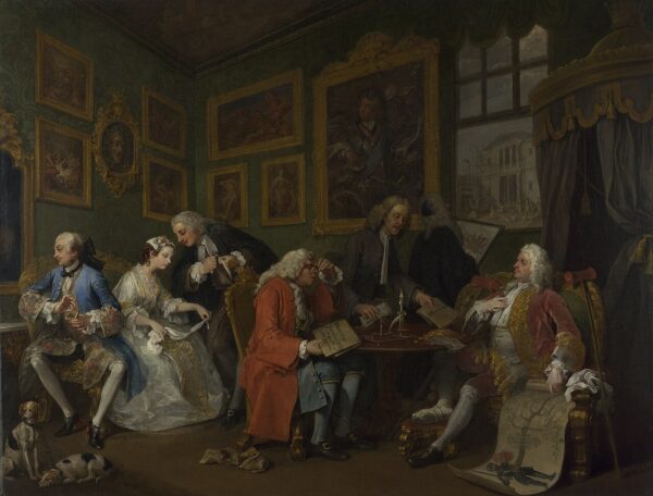 Marriage A-la-Mode: 1. The Marriage Settlement by William Hogarth