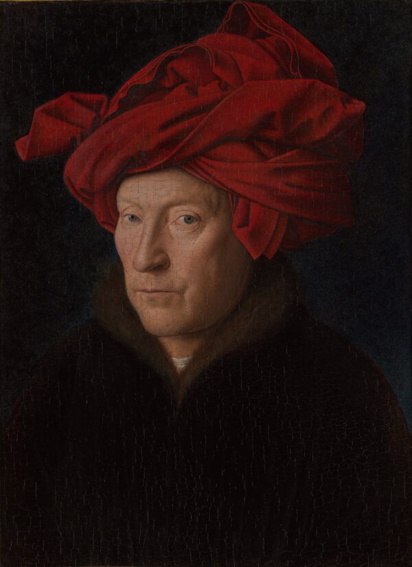Portrait of a Man in a Red Turban