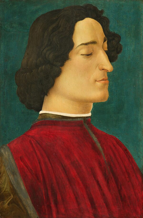Portrait of Giuliano de' Medici by Sandro Botticelli