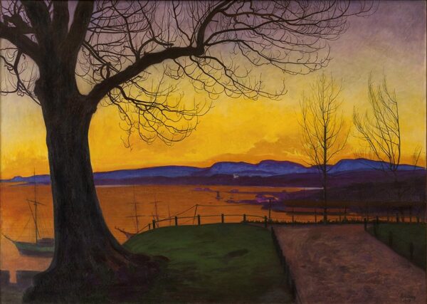Spring Evening, Akershus Fortress