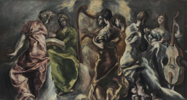 The Concert of the Angels by El Greco, hand-painted oil reproduction