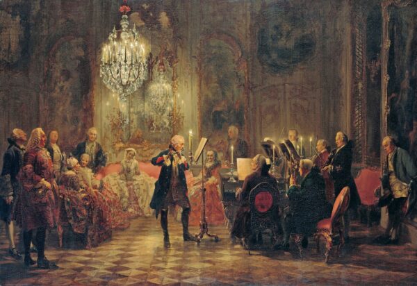 The Flute Concert of Frederick the Great at Sanssouci