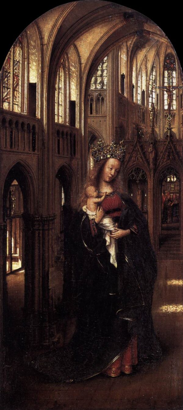 The Madonna in the Church by Jan van Eyck, hand-painted oil reproduction